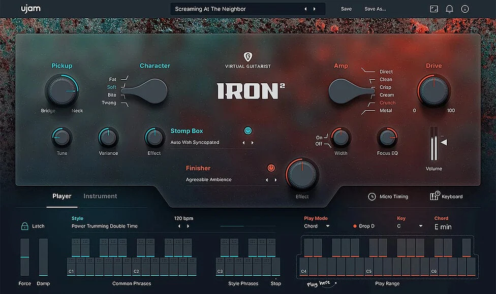 UJAM IRON 2: Guitar Instrument – Professional Audio Software & Plugin - Image 2