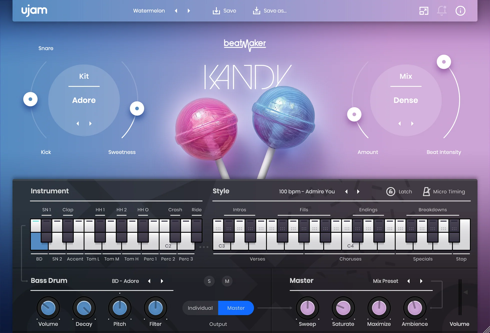 UJAM KANDY: Drum Machine – Professional Audio Software & Plugin - Image 2