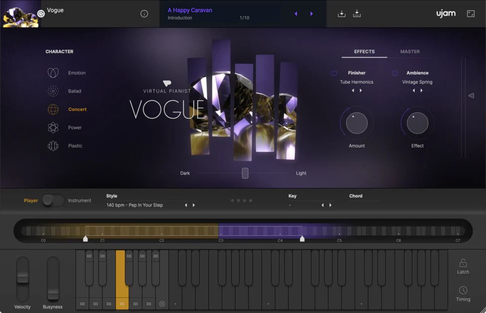 UJAM VOGUE: Piano Plugin