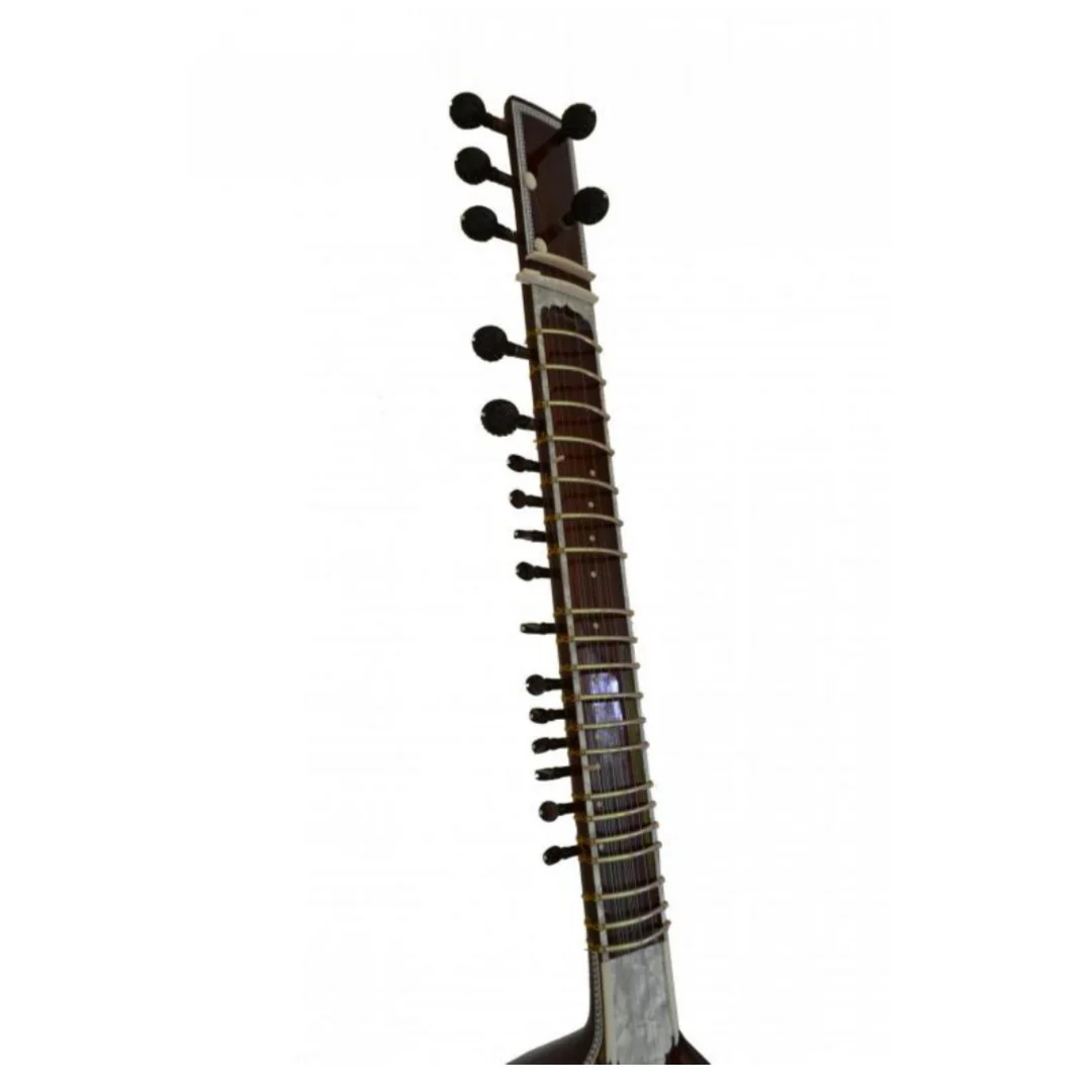 Ultimate Guru Gandhar Pancham Concert Grade Sitar - Image 2