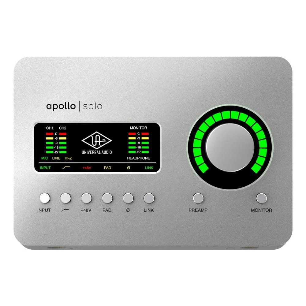 Universal Audio Apollo Solo Thunderbolt 3 Audio Interface