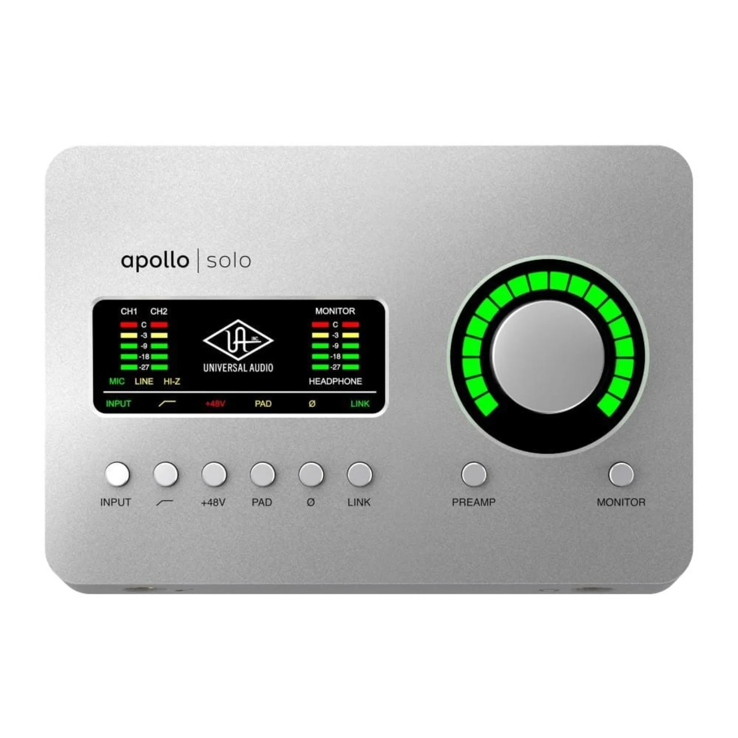Universal Audio Apollo Solo USB Audio Interface - Heritage Edition with UAD Plug-Ins