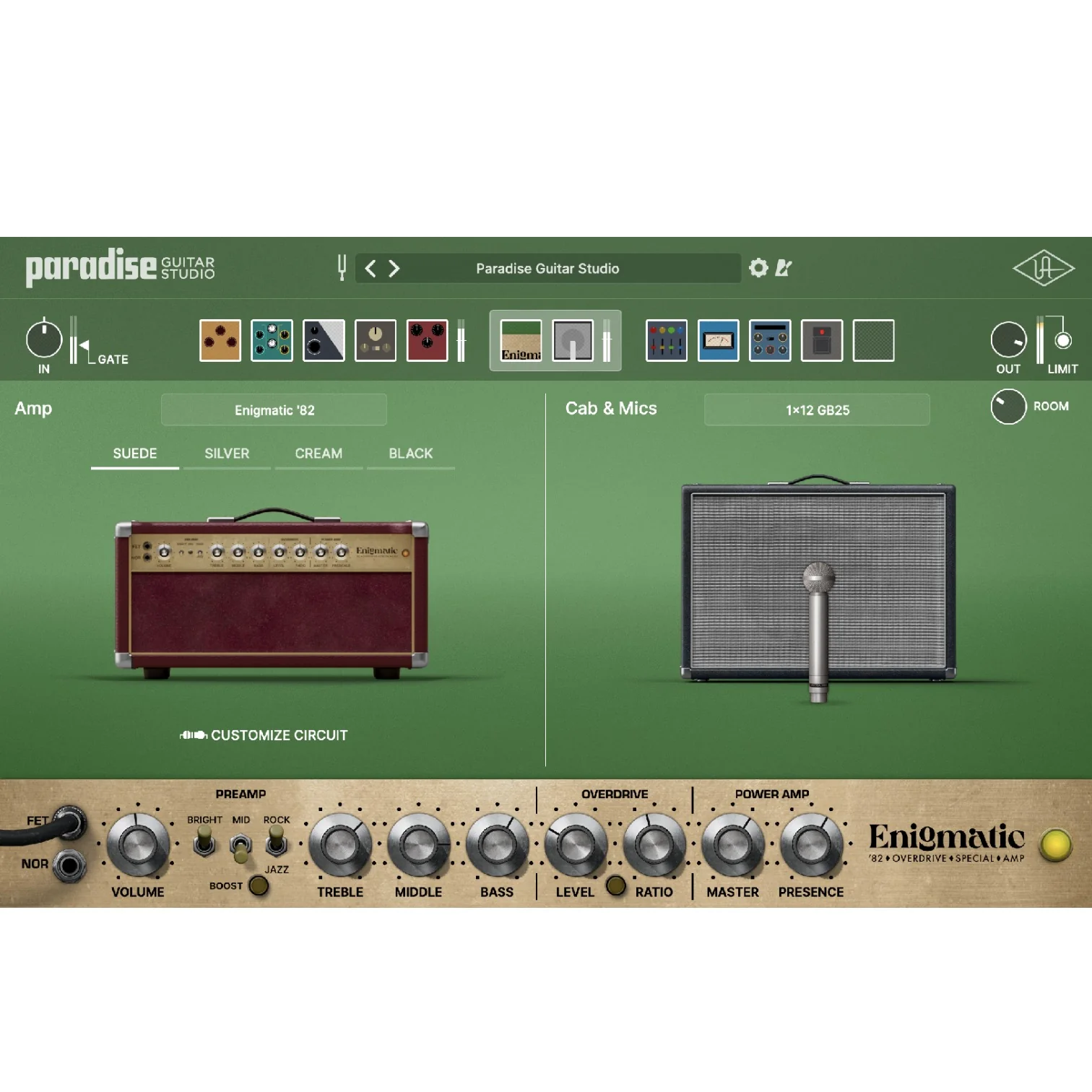 Universal Audio Paradise Guitar Studio – Professional Audio Software & Plugin
