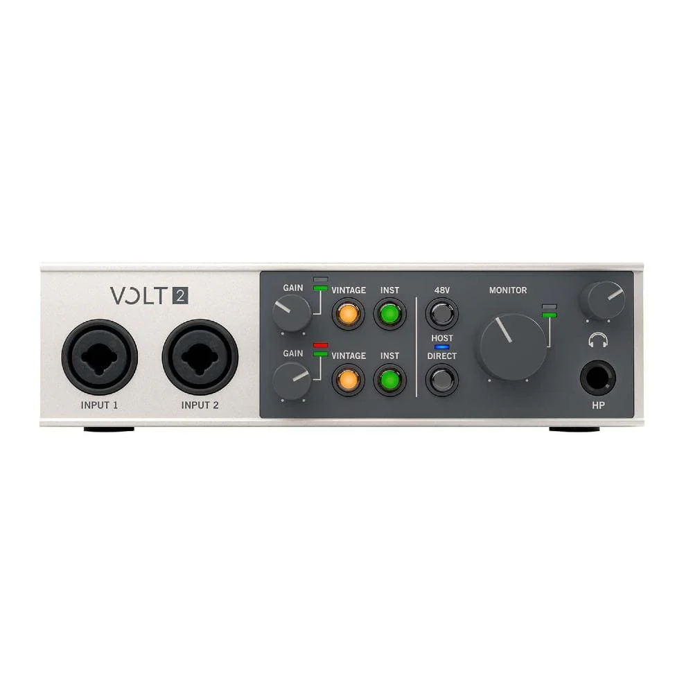 Universal Audio Volt 2 USB C 2x2 Audio Interface with UAD Plug-Ins - Image 2