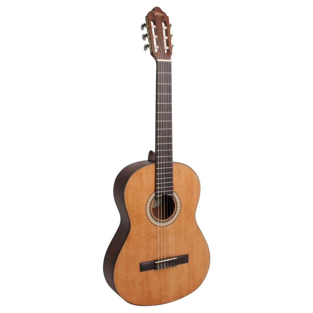 Valencia VC404 4/4 Size Transparent Satin Finish Classical Guitar