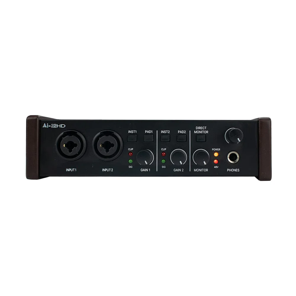Vault Ai22HD 2x2 USB Audio Interface with 192kHz Recording and Bitwig 8-Track Bundle - Open Box