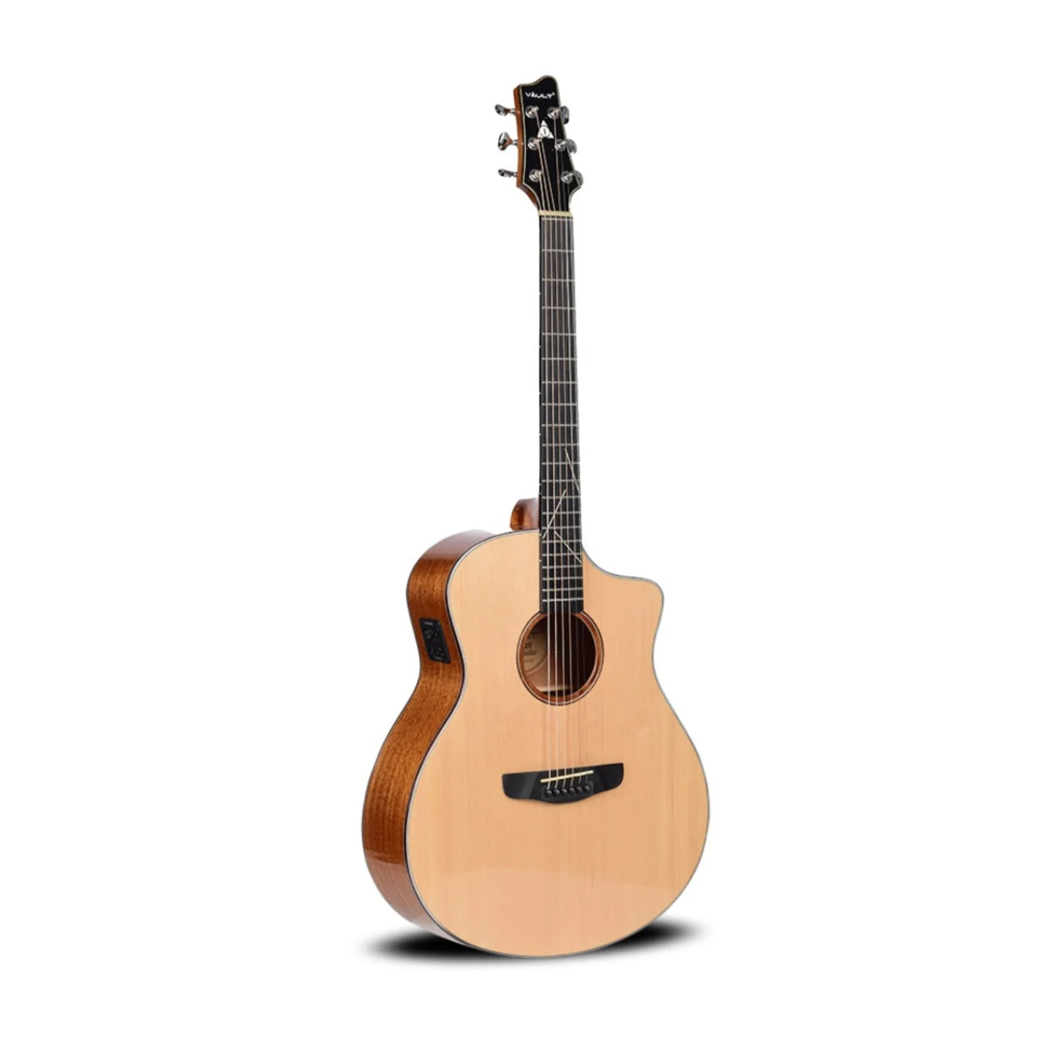 Vault Artisan Premium Electro-Acoustic Guitar with Solid Spruce Top, Solid Mahogany Back and Sides and Fishman Pickup