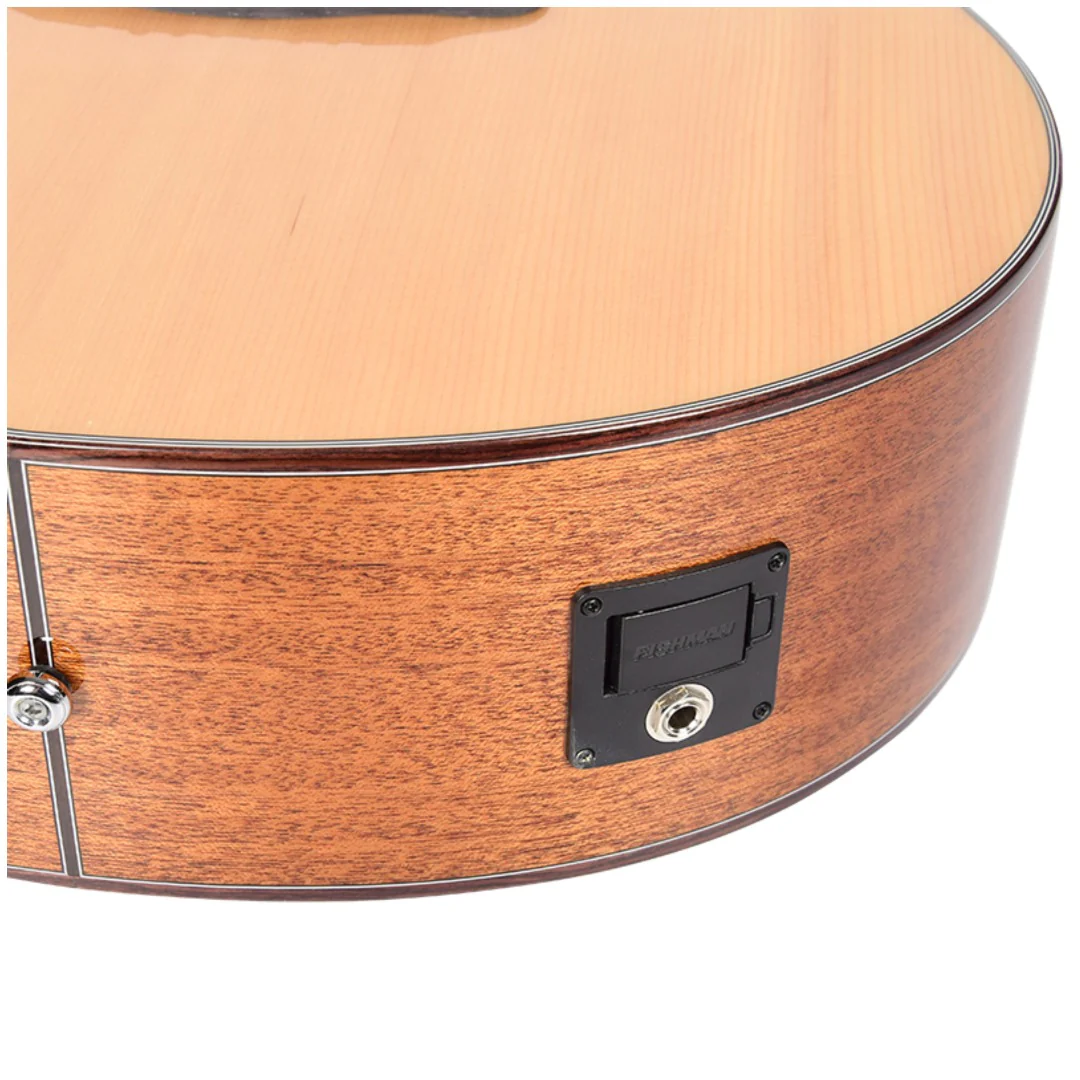 Vault Artisan Premium Electro-Acoustic Guitar with Solid Spruce Top, Solid Mahogany Back and Sides and Fishman Pickup - Image 17