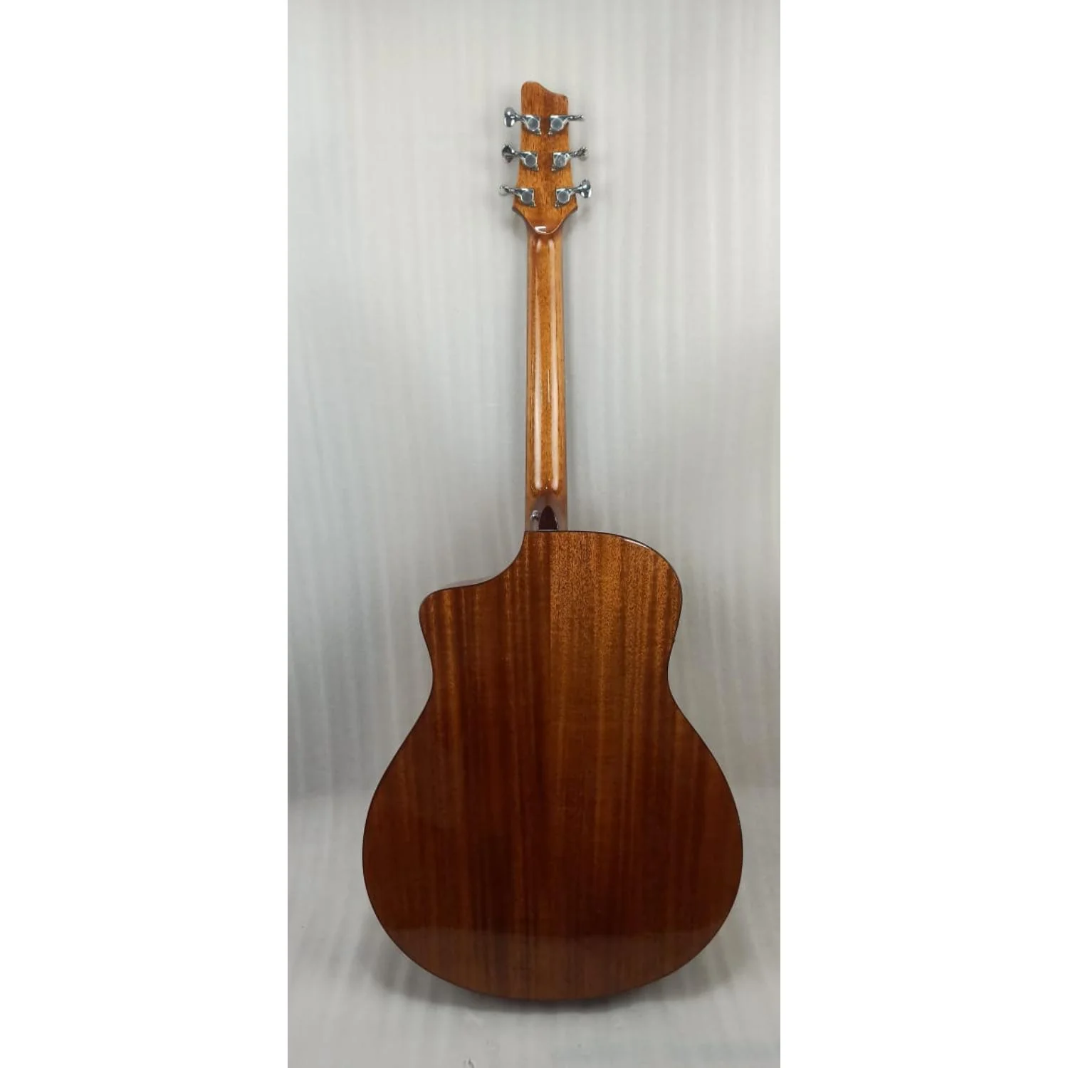 Vault Artisan Premium Electro-Acoustic Guitar with Solid Spruce Top, Solid Mahogany Back and Sides and Fishman Pickup - Open Box - Image 4