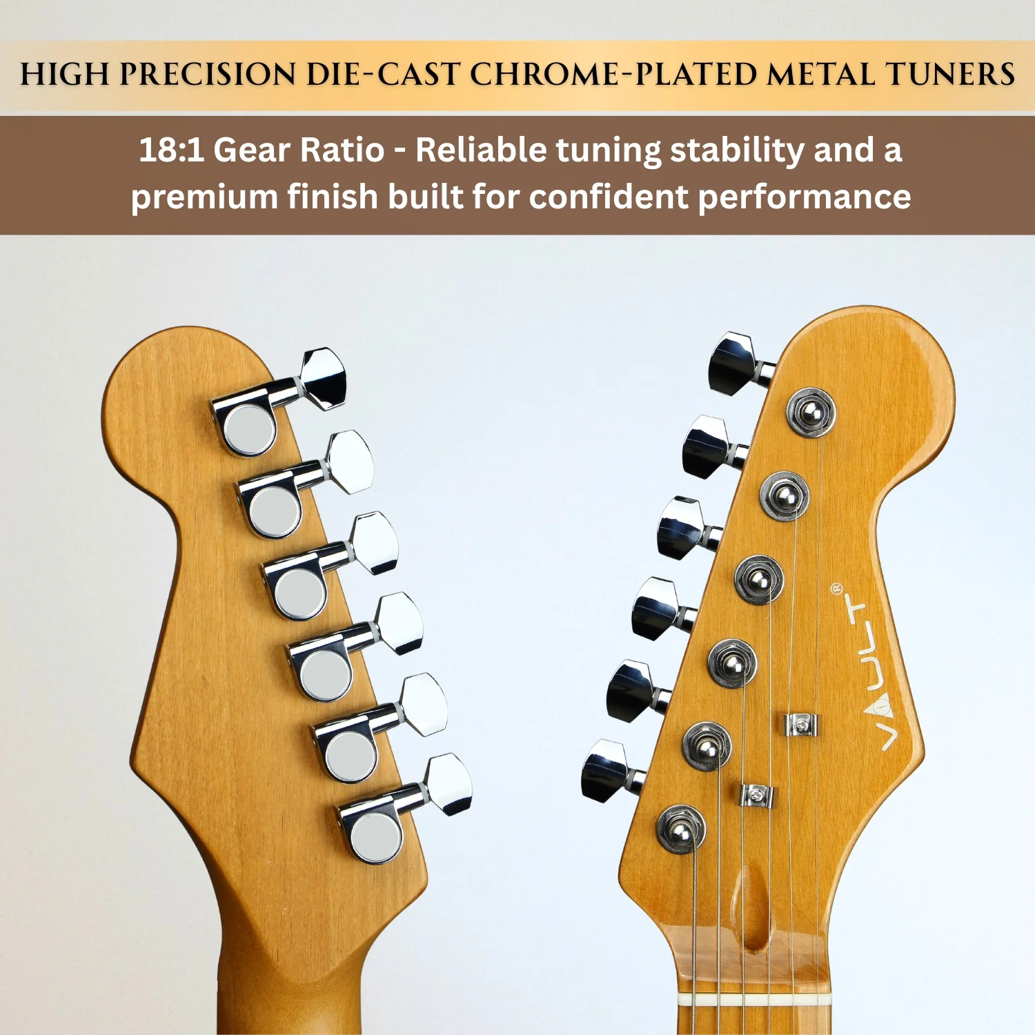 Vault Artisan ST Stratocaster Style Electric Guitar with Premium Alnico V Pickups - Image 23