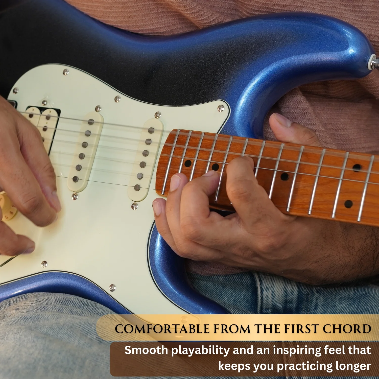 Vault Artisan ST Stratocaster Style Electric Guitar with Premium Alnico V Pickups - Image 4