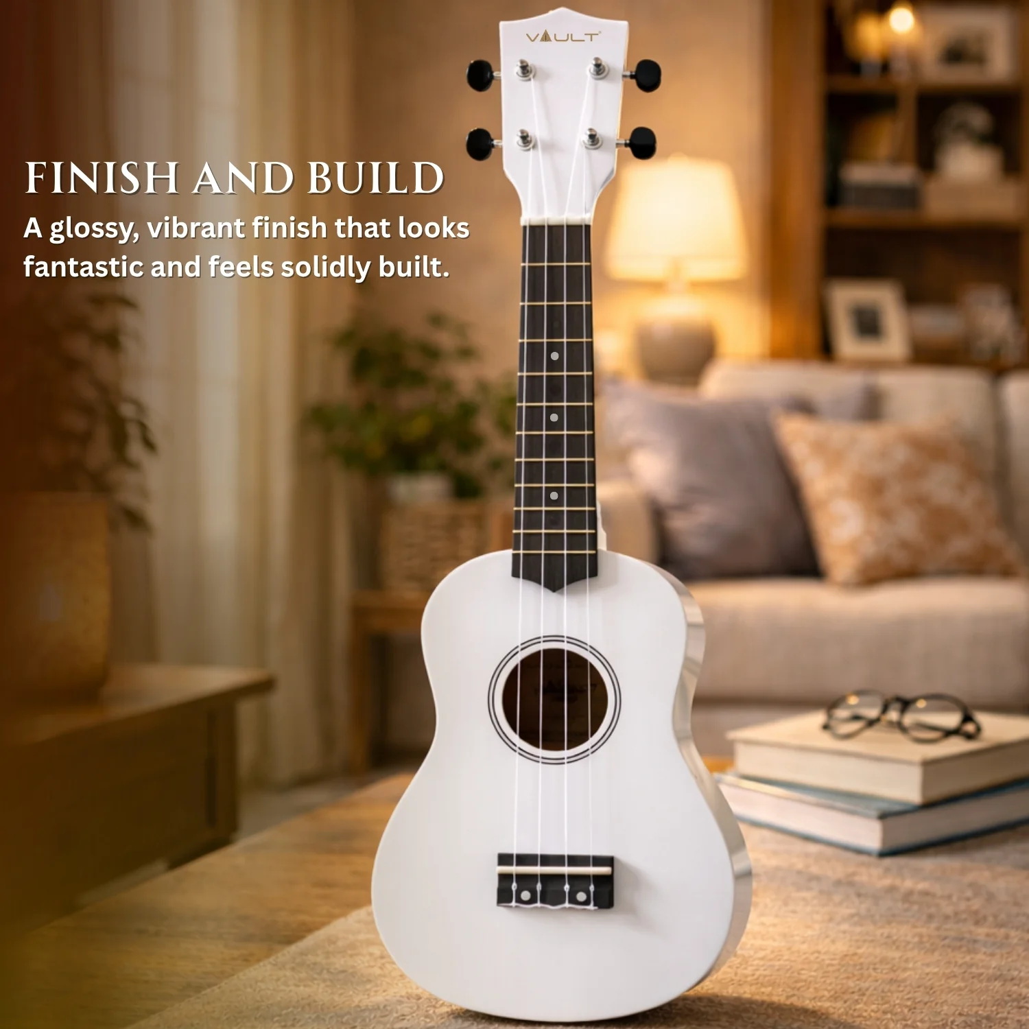 Vault UK-003 Soprano Colourful Ukulele 21 inch With Gig Bag - Image 18