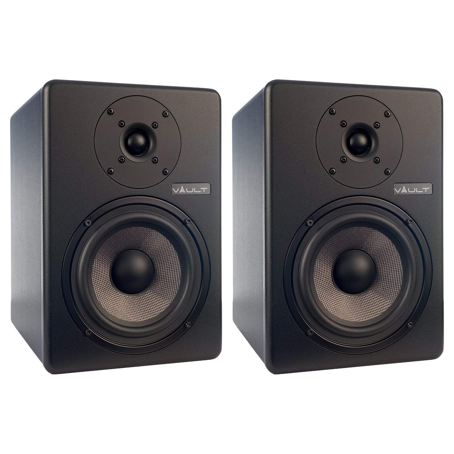 Vault C6 6" Powered Studio Monitors With Isolation Foam Pads - Pair - Open Box - Image 6