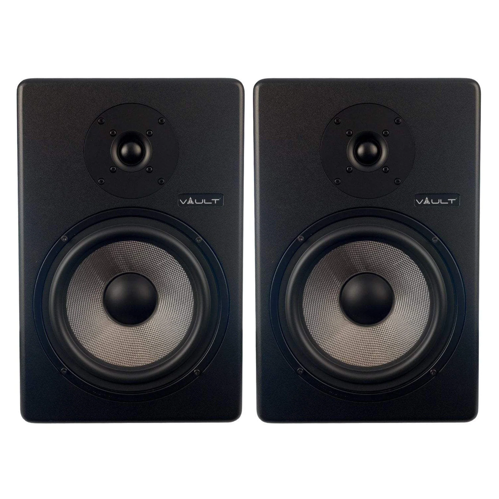 Vault C8 8" Powered Studio Monitor With Isolation Pads, Cables and Ebook - Pair - Image 3