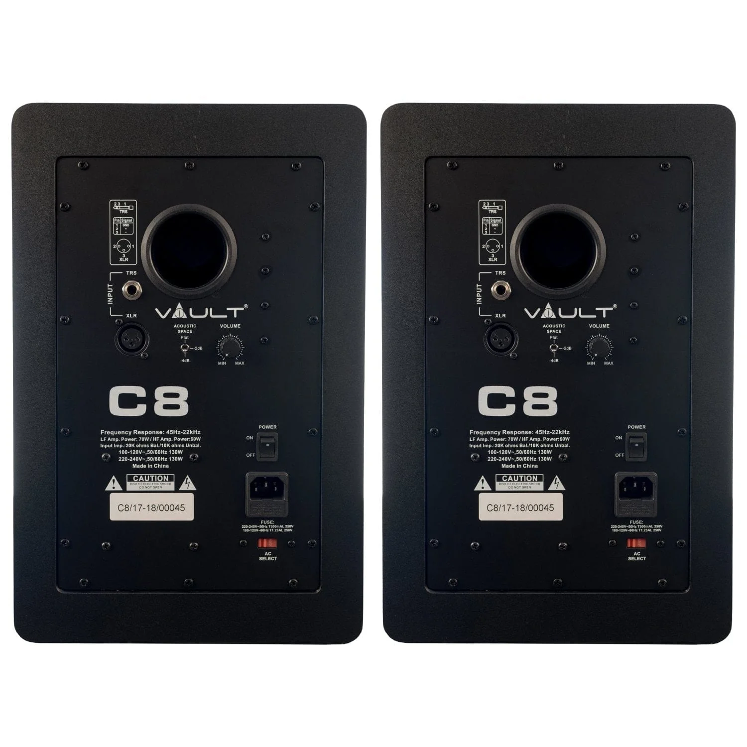 Vault C8 Powered Monitor Pair Standard Bundle with 2xSpeaker Cables, Polishing Cloth & Bitwig 8-Track - Image 4