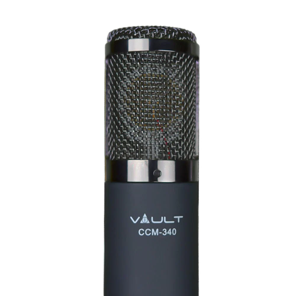 Vault CCM-340 Condenser Cardioid Microphone with Shockmount, XLR cable and Case - Image 3