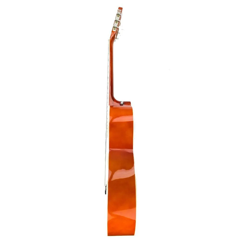 Vault CL-20 4/4 size Classical Guitar with Gigbag, Tuner, Strap, Polishing Cloth & Ebook - Natural Gloss - Image 6