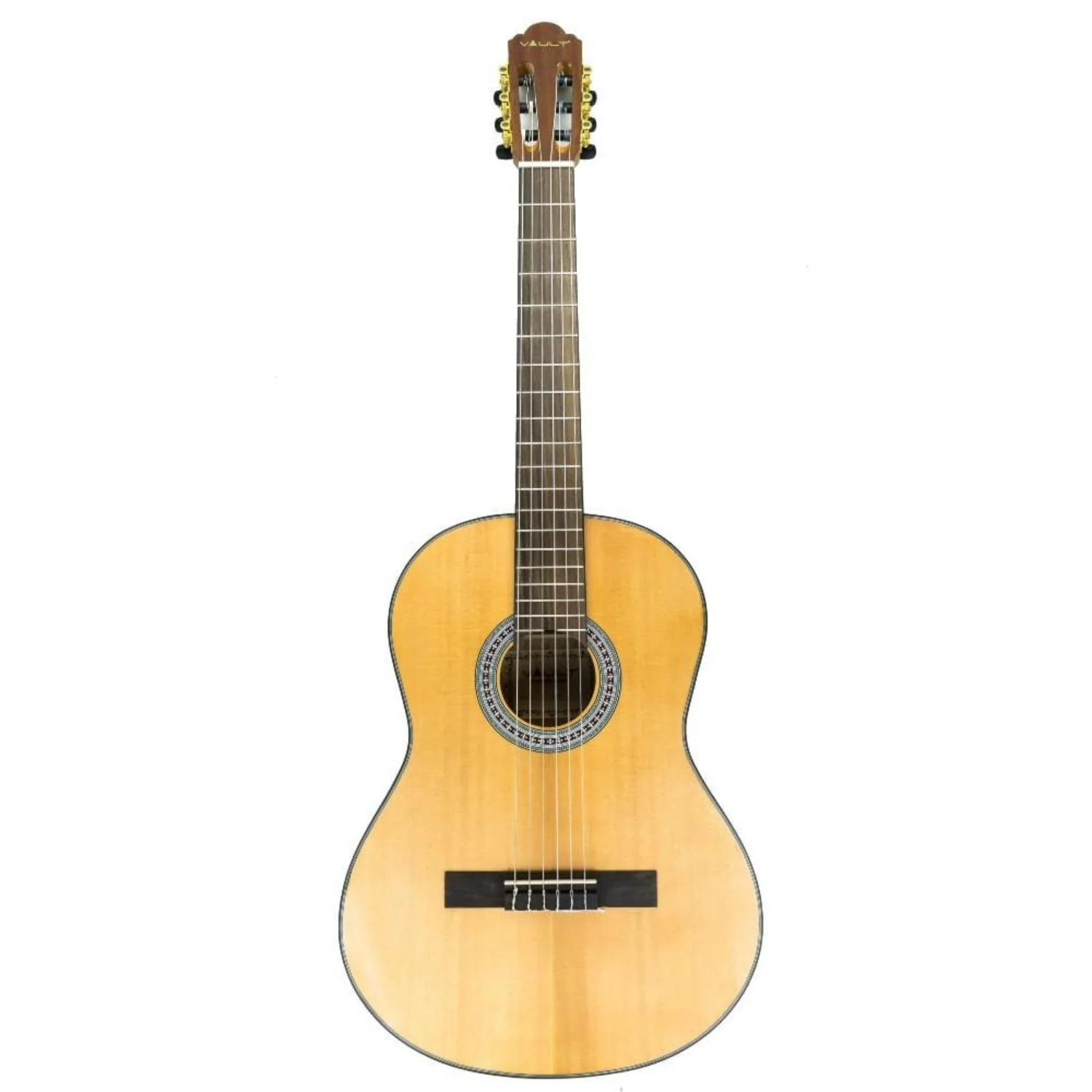 Vault CL-40 4/4 size Premium Solid Spruce-Top Classical Guitar with Gigbag - Image 2