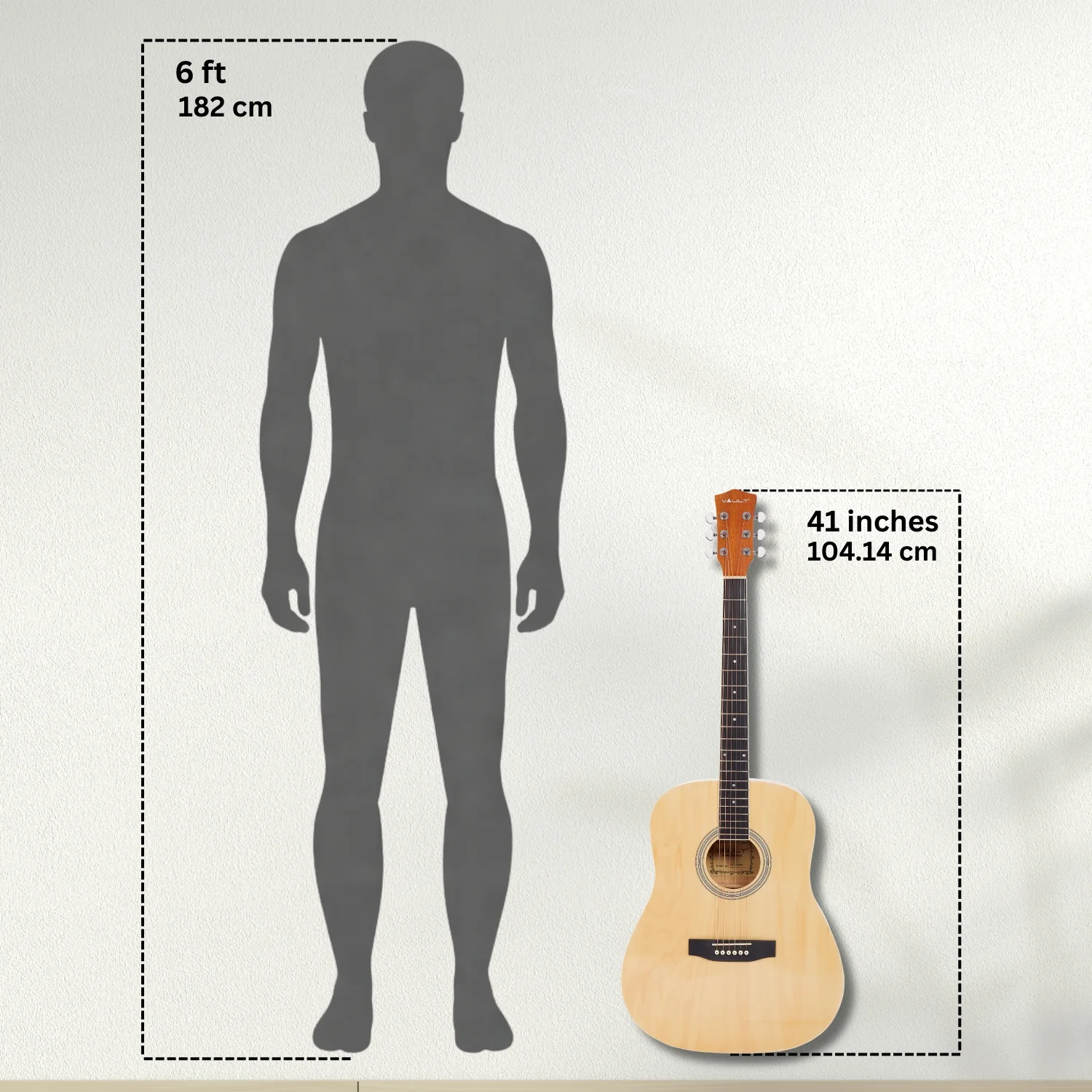 Vault DA20 Dreadnought Acoustic Guitar Kit - Image 11