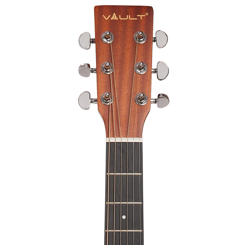 Vault DA25CE Dreadnought Shape Electro- Acoustic Guitar with Bubinga Back and Sides - Open Box - Image 9
