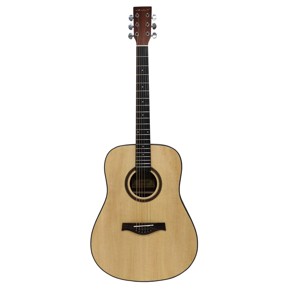 Vault DA40 41 Inch Premium Solid Spruce-Top Dreadnought Acoustic Guitar - Open Box