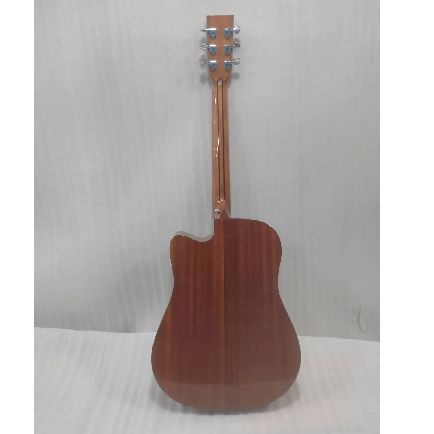 Vault DA60CE Premium Dreadnought Cutaway Solid Spruce Top Electro Acoustic Guitar with Dual EQ and Armrest - Open Box B Stock - Image 18