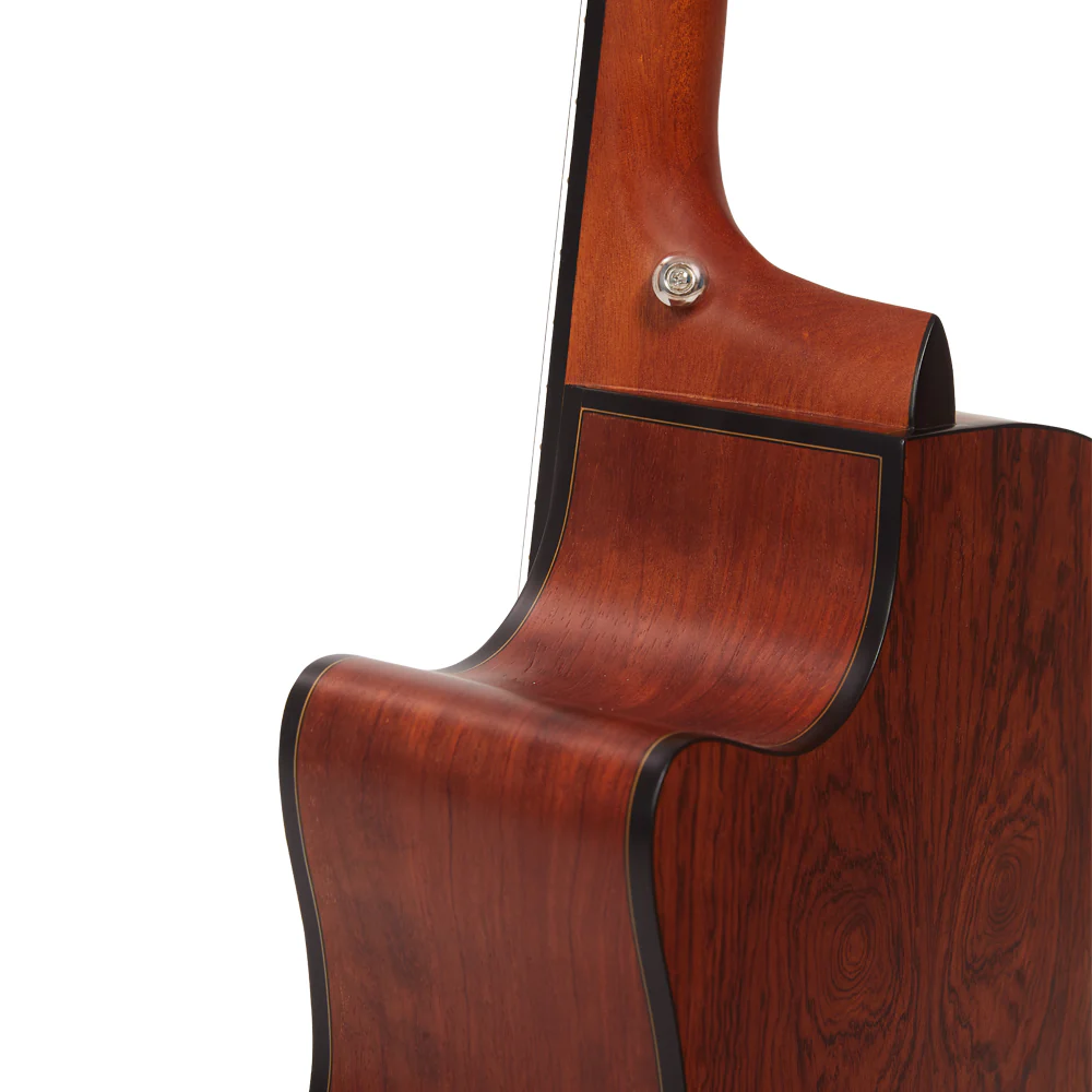 Vault EA25CE Grand Auditorium Shape Electro Acoustic Guitar with Gigbag, Strap, Pick, Polishing Cloth & E-Book - Image 6
