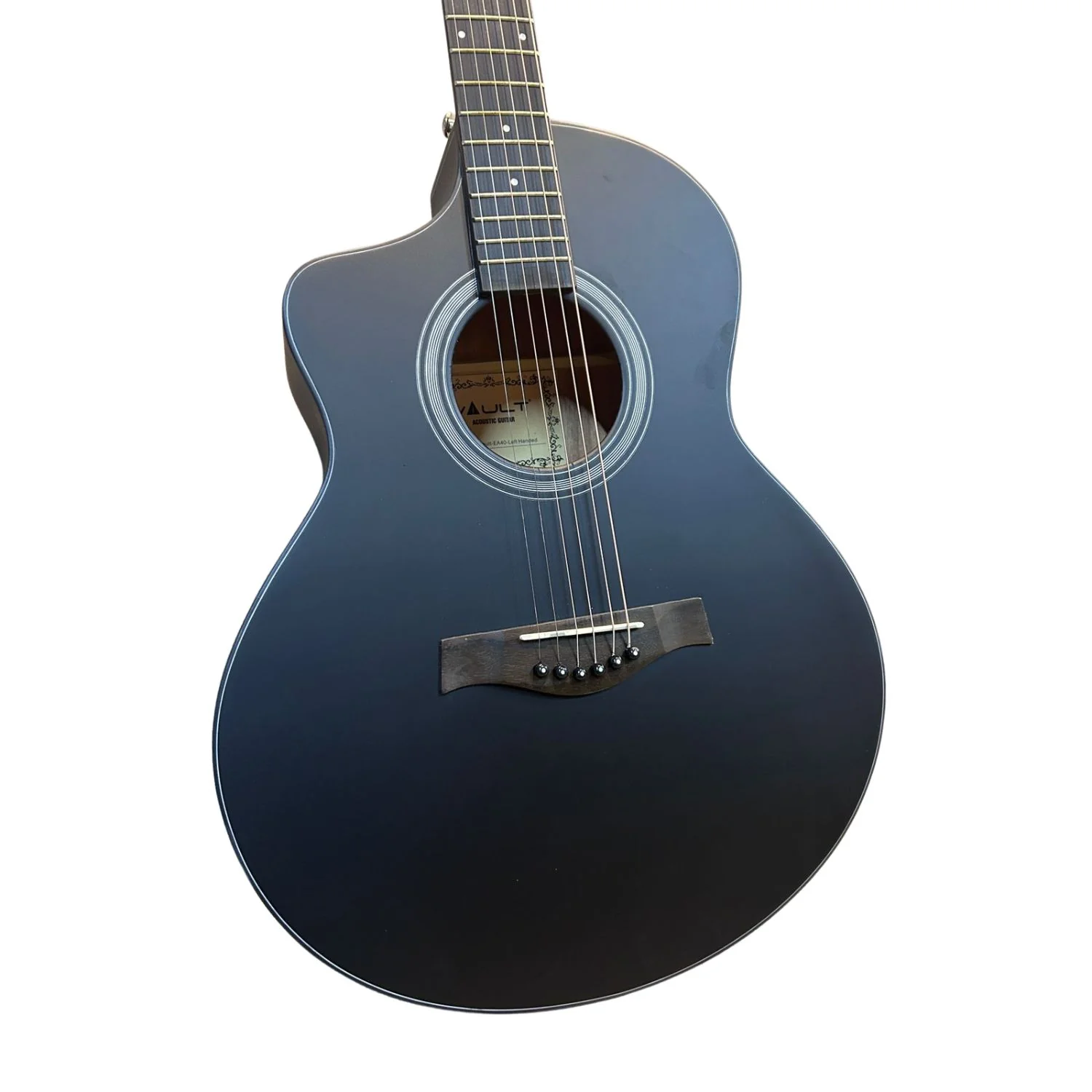 Vault EA40 41 inch Premium Solid Spruce-Top Cutaway Acoustic Guitar - Open Box - Image 2