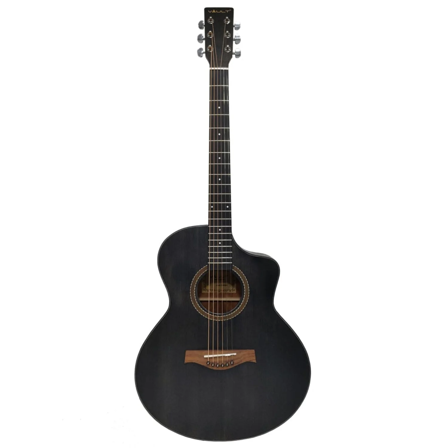 Vault EA40 41 inch Premium Solid Spruce-Top Cutaway Acoustic Guitar - Open Box