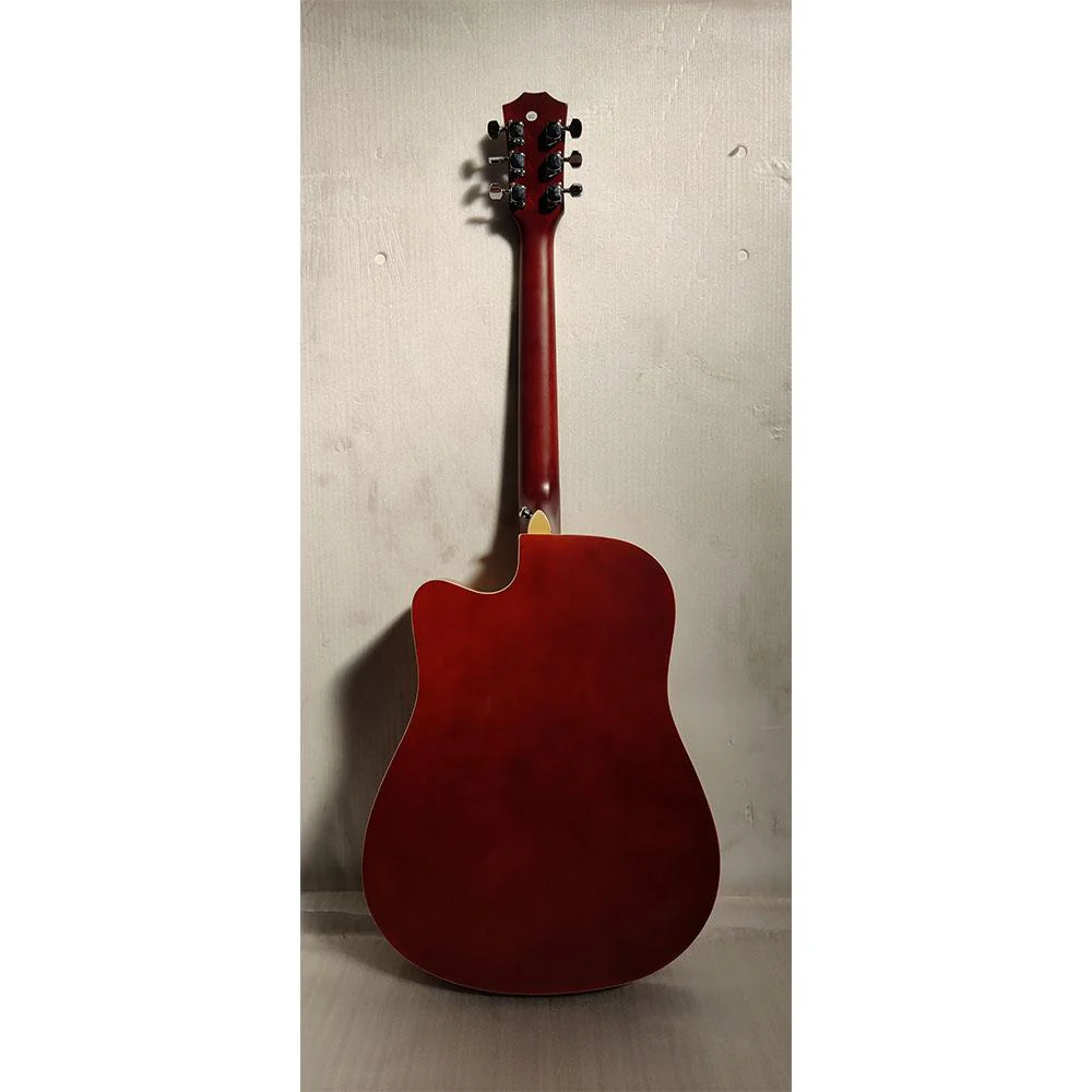 Vault ED-10C 41 inch Cutaway Acoustic Guitar - Natural - Open Box B Stock - Image 4