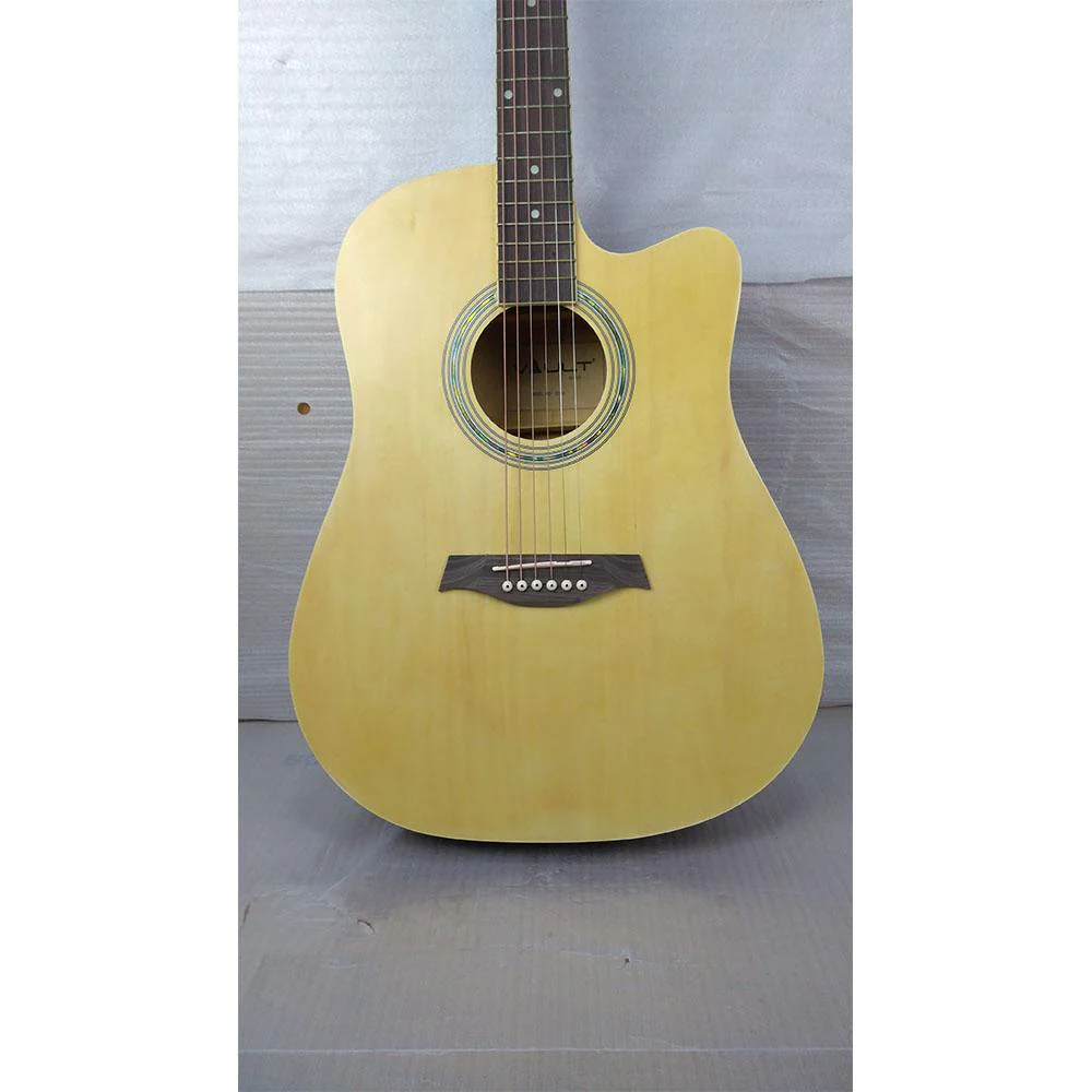 Vault ED-10C 41 inch Cutaway Acoustic Guitar - Natural - Open Box B Stock - Image 5