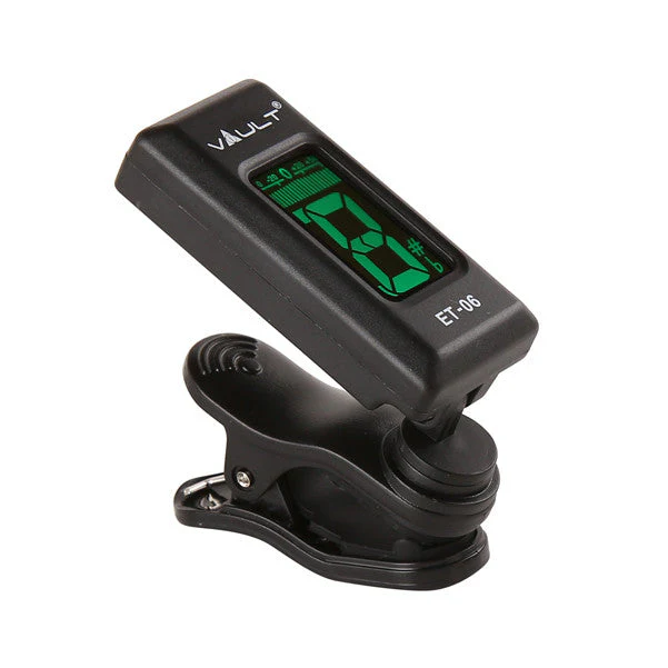 Vault ET-06 Easy Chromatic Guitar Tuner + Vault ESC-01 String Cleaner - Image 2