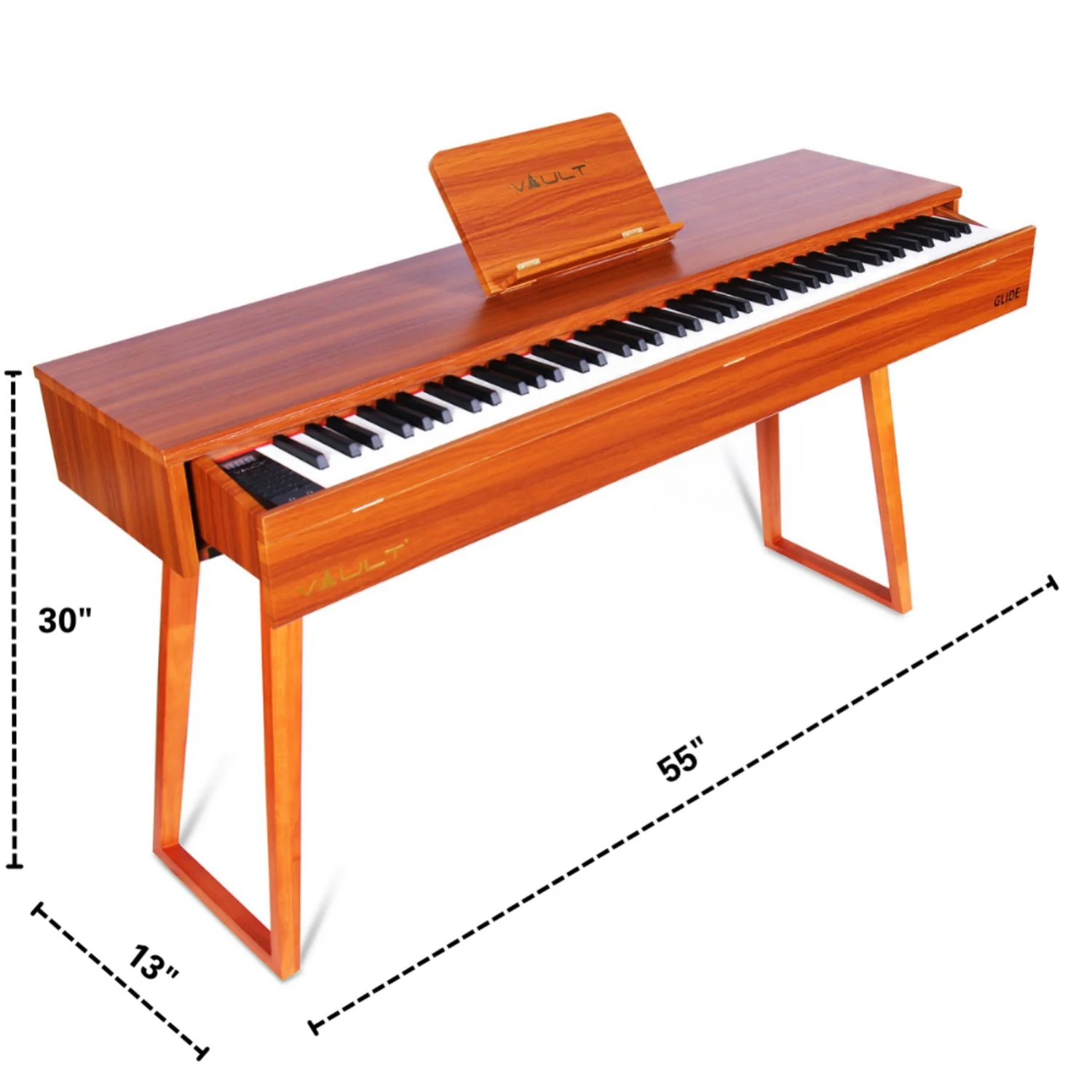 Vault Glide 88 Key Premium Digital Piano with Stand and Pedal - Image 13