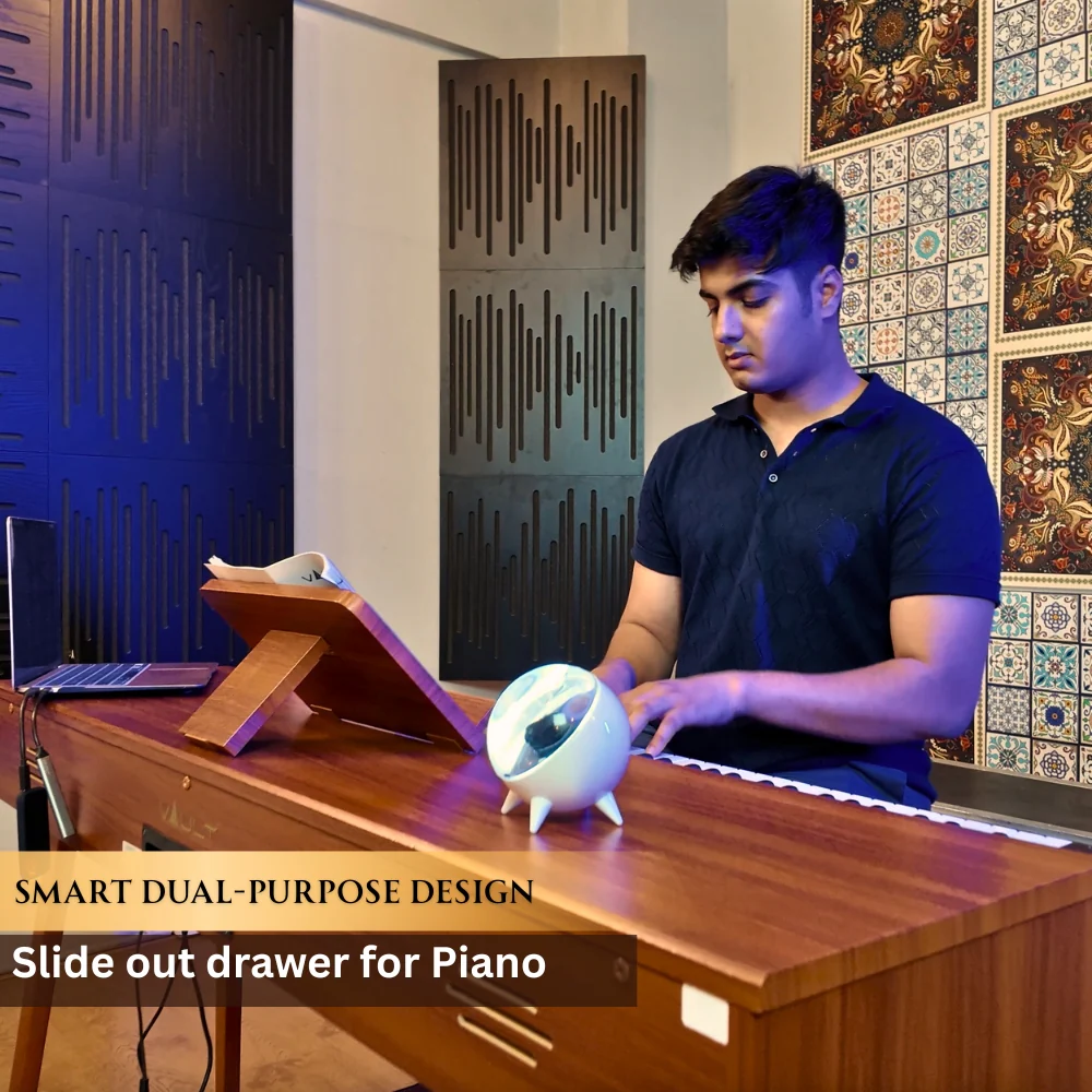 Vault Glide 88 Key Premium Digital Piano with Stand and Pedal - Image 4