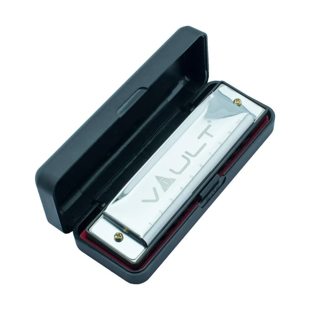 Vault HA1000 10-Hole Beginner Harmonica - Key of A - Open Box