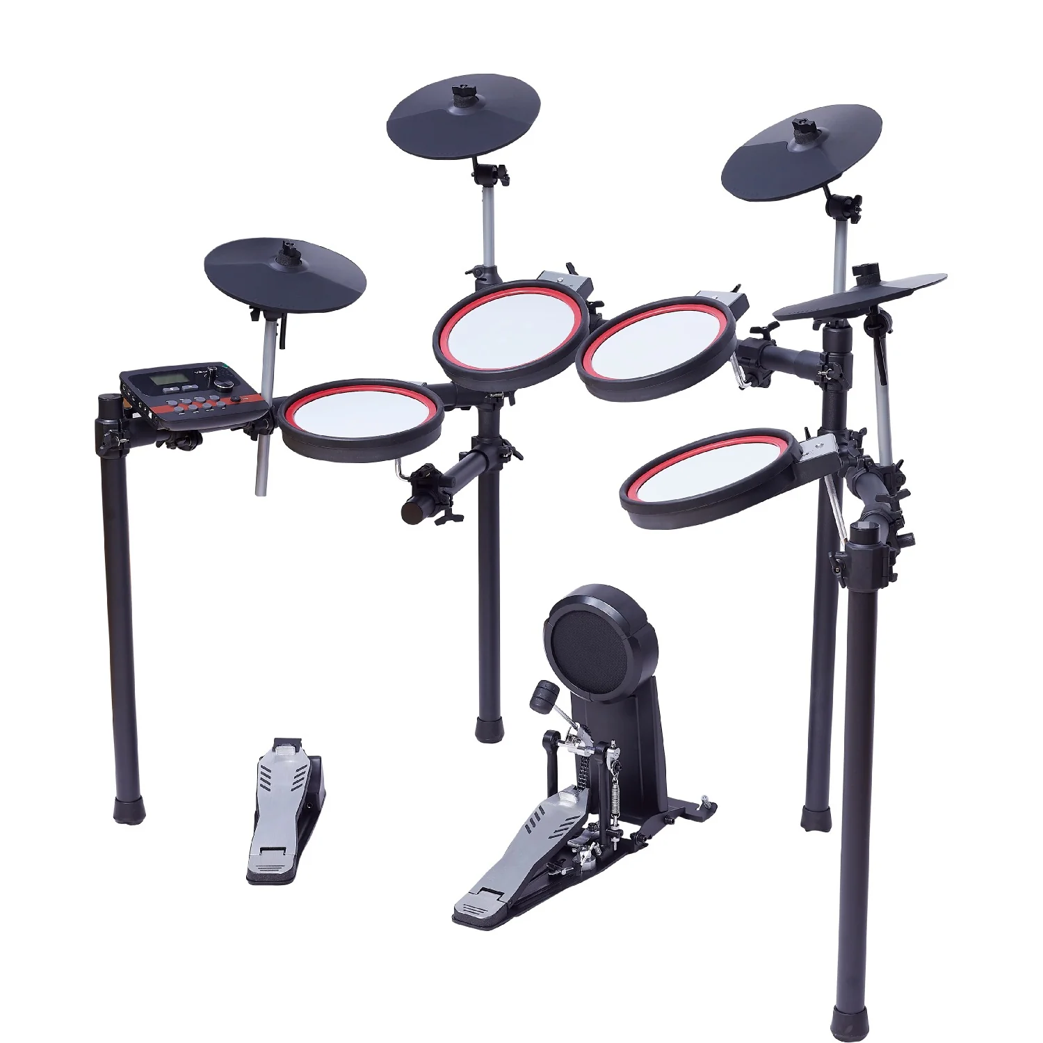 Vault Impact Fusion Electronic Drum Kit with Dual Zone Mesh Pads, Dual Zone Cymbals and Advanced Module with 300+ Sounds