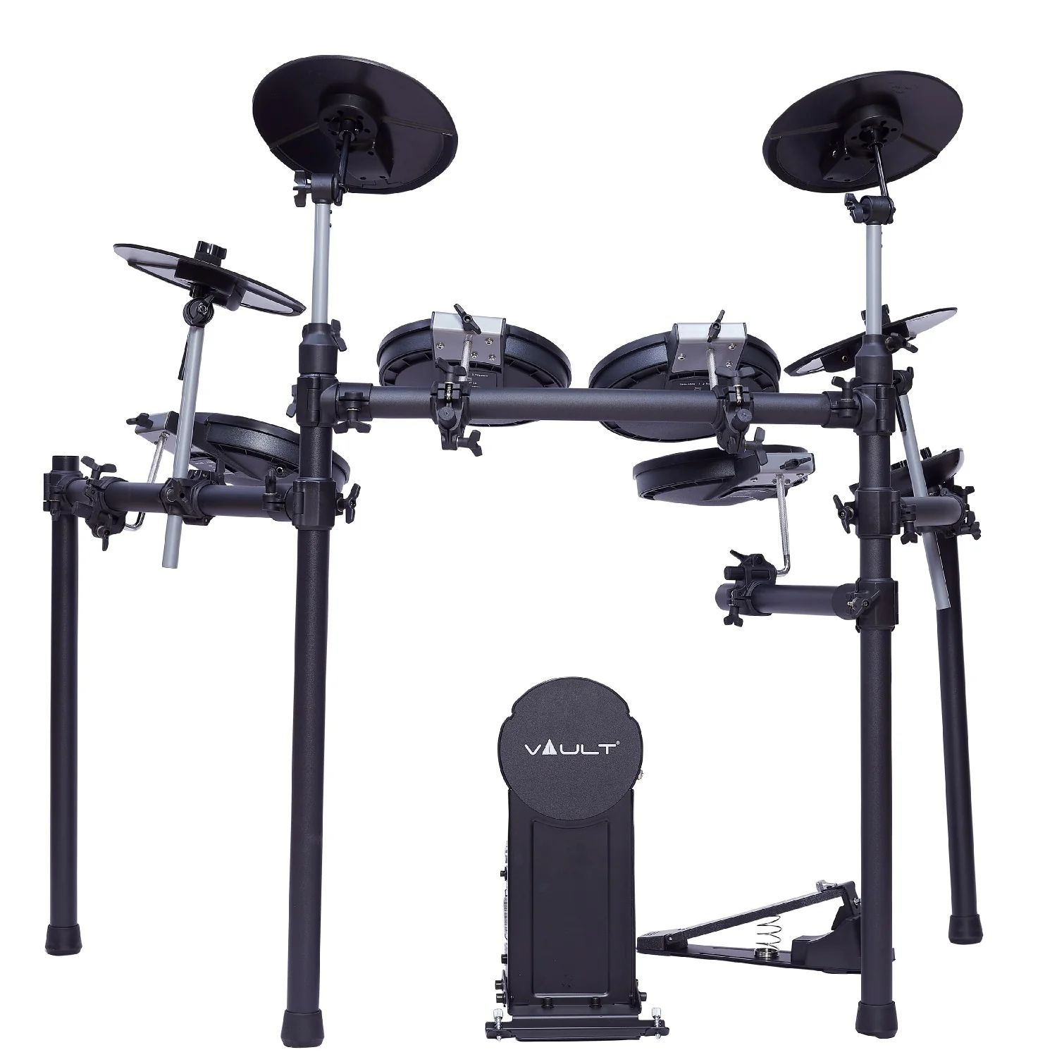 Vault Impact Fusion Electronic Drum Kit with Dual Zone Mesh Pads, Dual Zone Cymbals and Advanced Module with 300+ Sounds - Image 16