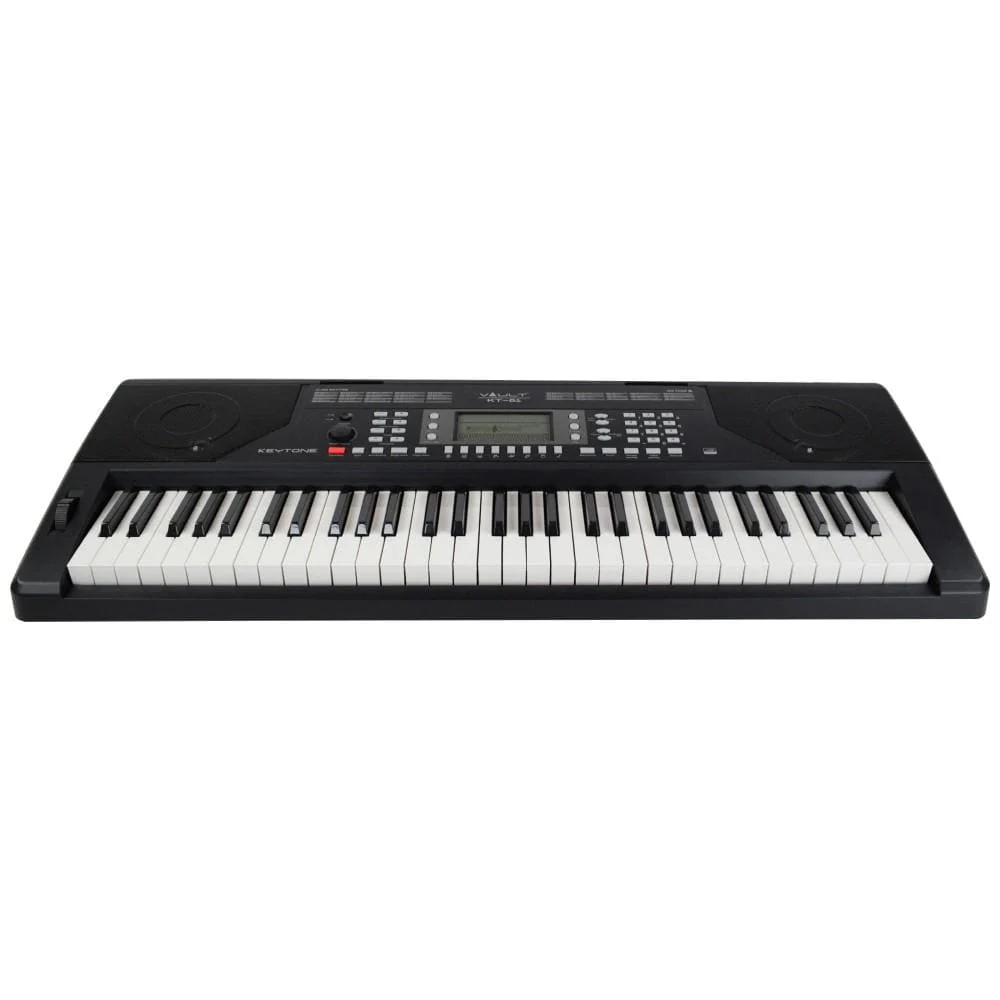 Vault KT-61 Keytone Touch Sensitive 61-Key Keyboard - Black - Open Box - Image 2