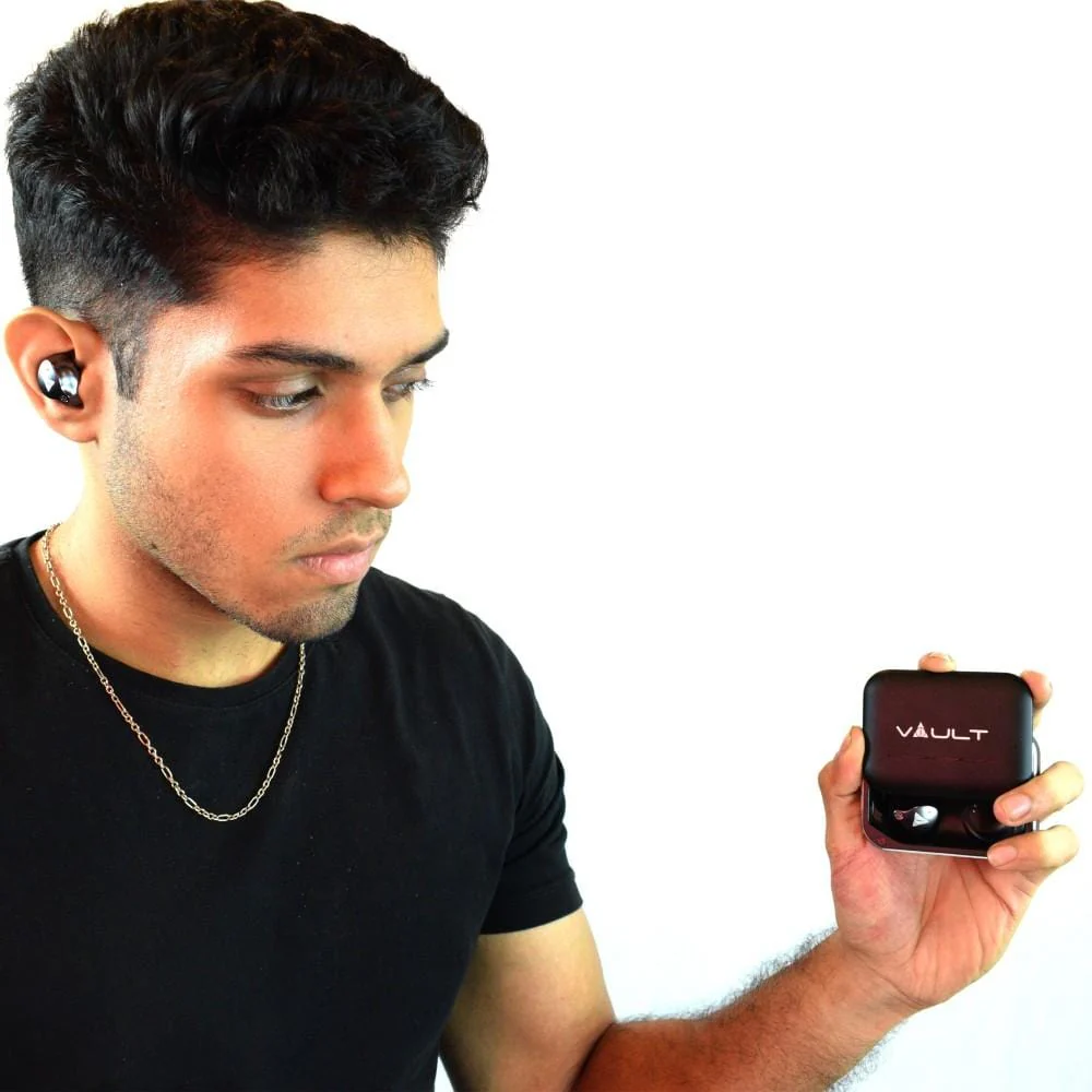 Vault Onyx True Wireless Earbuds With 150 Hours of Wireless Charging & 2 Year Exclusive Vault Warranty - Image 12