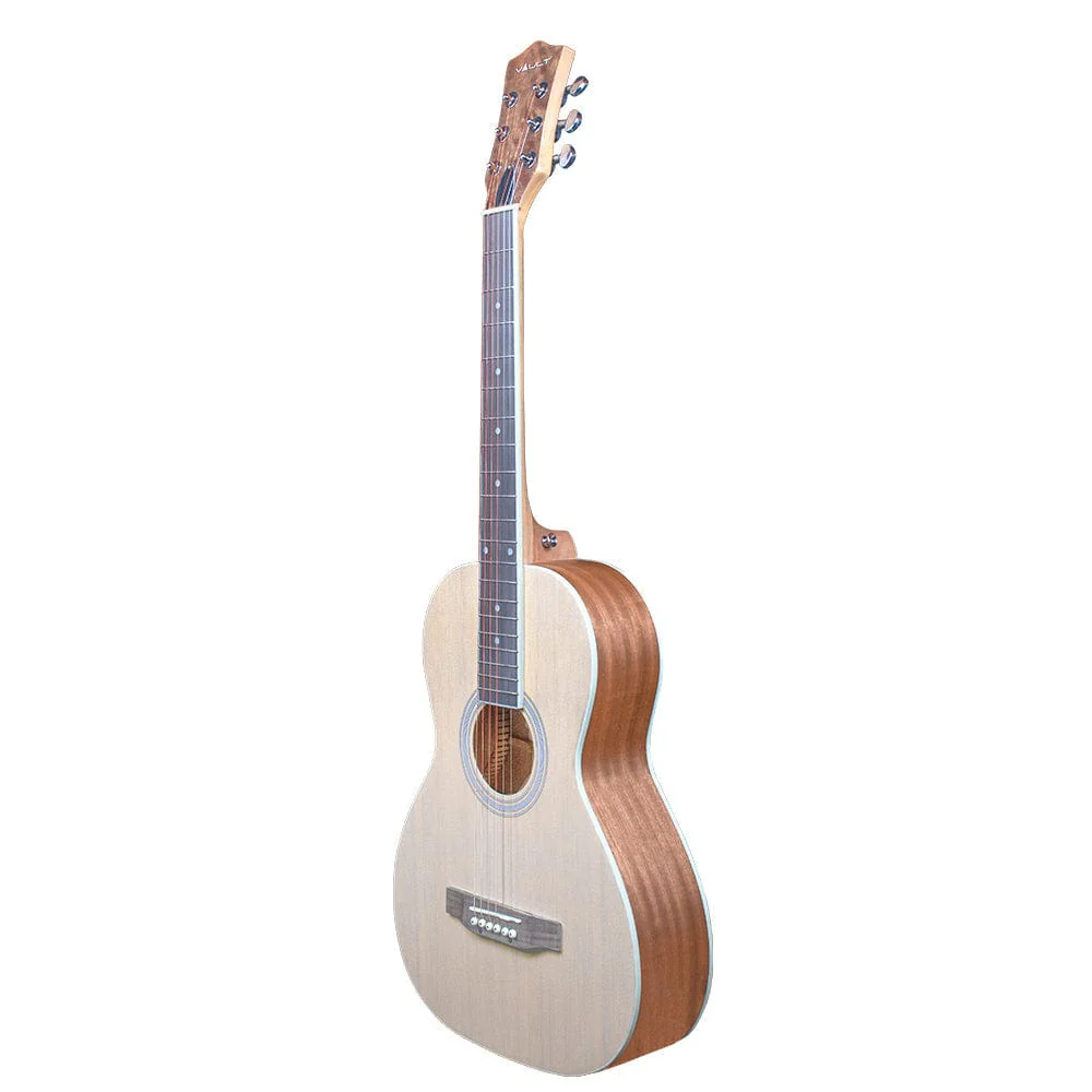 Vault PA36 Parlor Body Compact Acoustic Guitar with Standard Scale Length - Open Box - Image 4