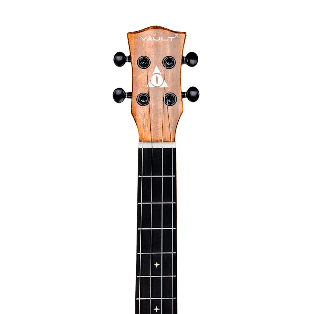 Vault Performer Pro 30" All Solid Mahogany Premium Baritone Ukulele - Open Box - Image 7