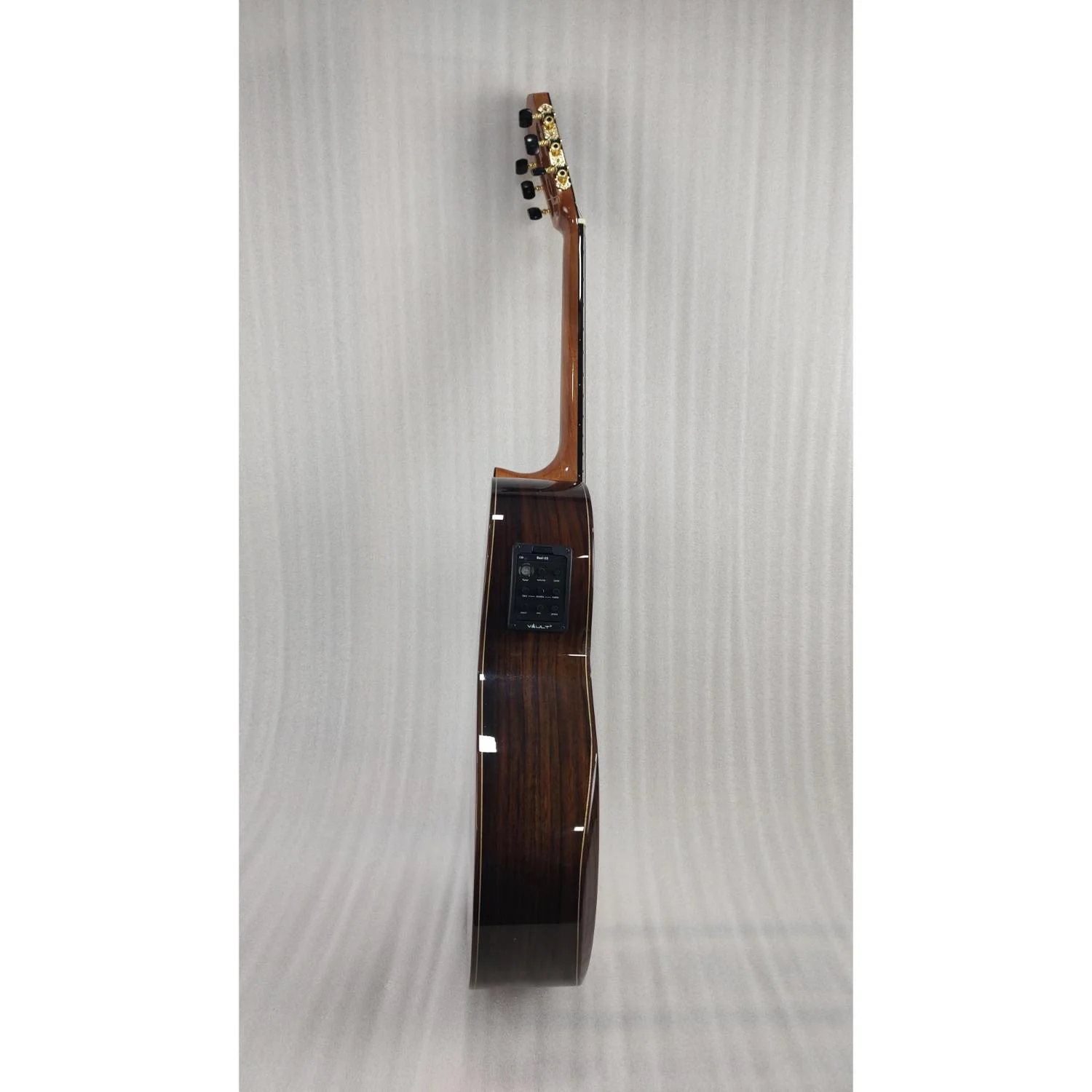 Vault Performer Pro All Solid Body Classical Guitar with Armrest and Dual EQ Pickup - Open Box - Image 5