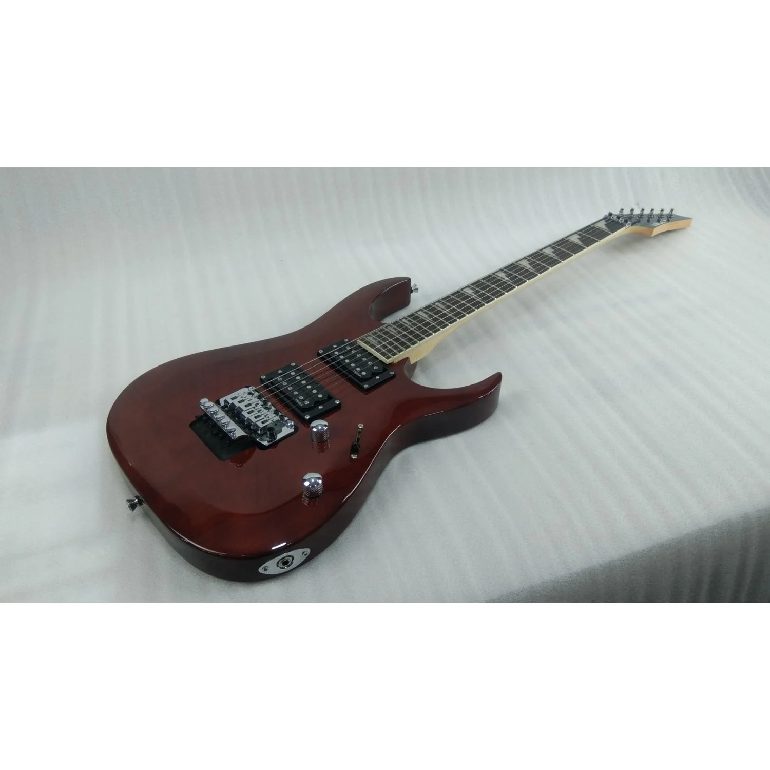 Vault Performer Pro RG 6 String Electric Guitar - High Gloss Solid Mahogany - Open Box - Image 41