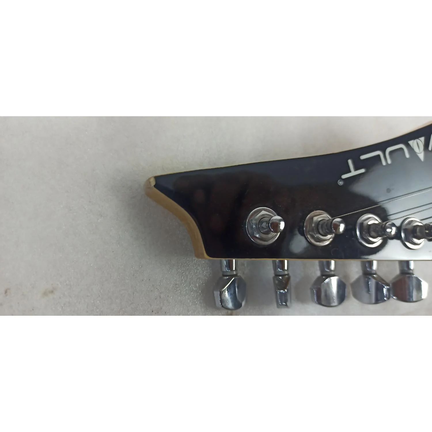 Vault Performer Pro RG 6 String Electric Guitar - High Gloss Solid Mahogany - Open Box - Image 9