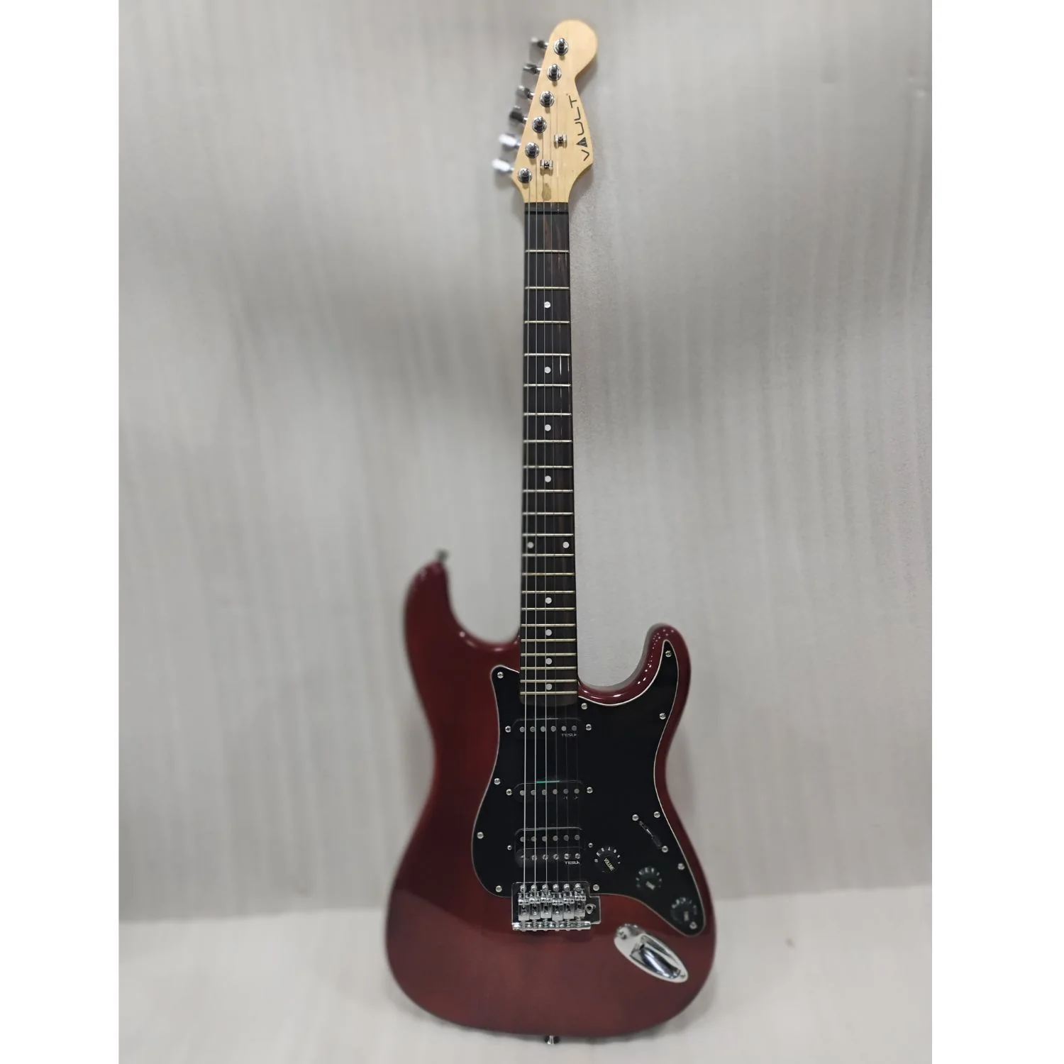Vault Performer Pro ST 6 String Solid Mahogany Electric Guitar - Open Box