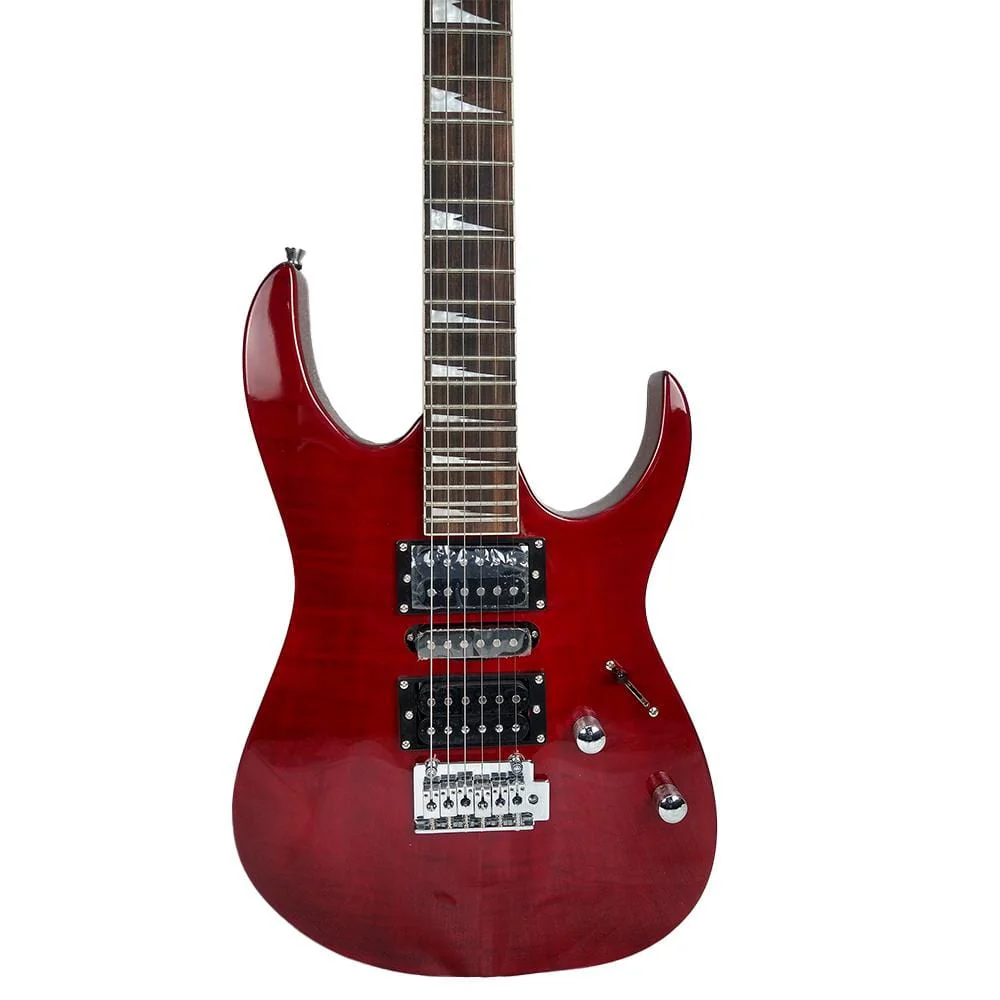 Vault RG1RW Soloist Style Electric Guitar With Digitech Element Guitar Processor Bundle - Image 18