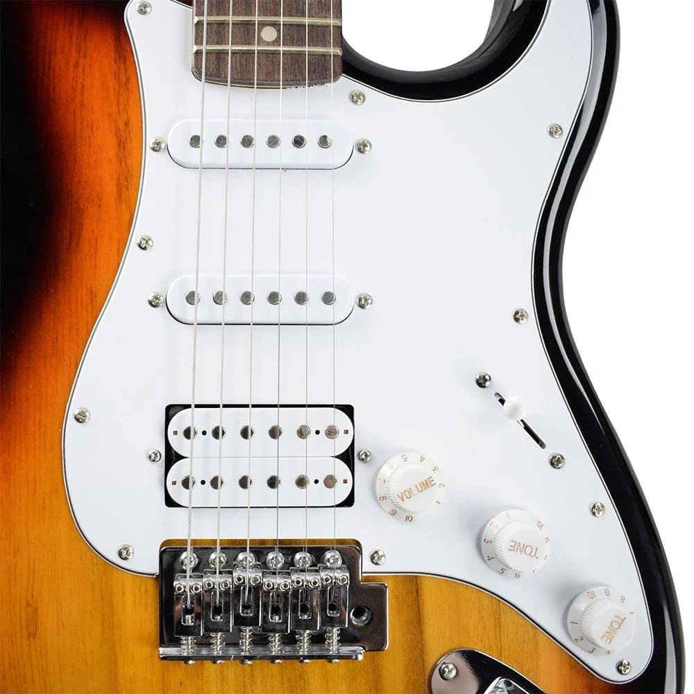Vault ST1 Premium Electric Guitar with Gigbag, Amplifier, Tuner, Cable, Polishing Cloth & Ebook - Image 14