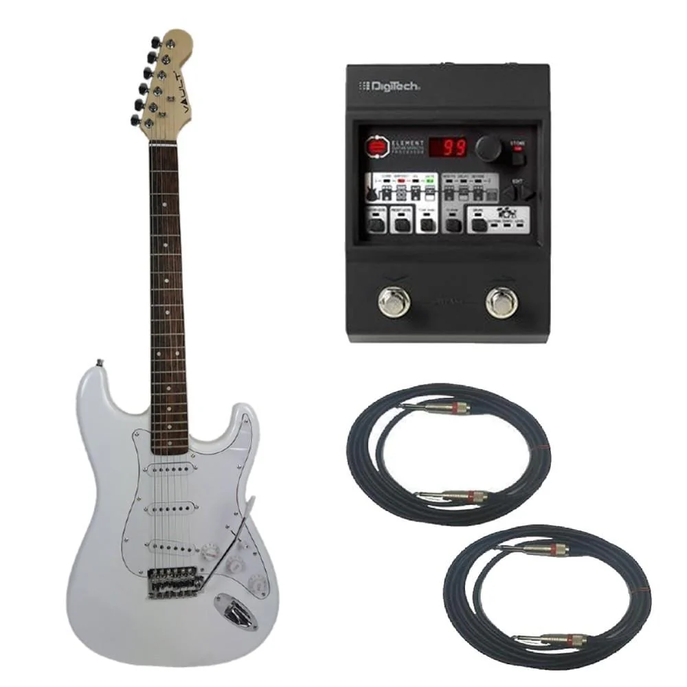 Vault ST1RW Electric Guitar Digitech Element Guitar Processor Bundle - Image 16