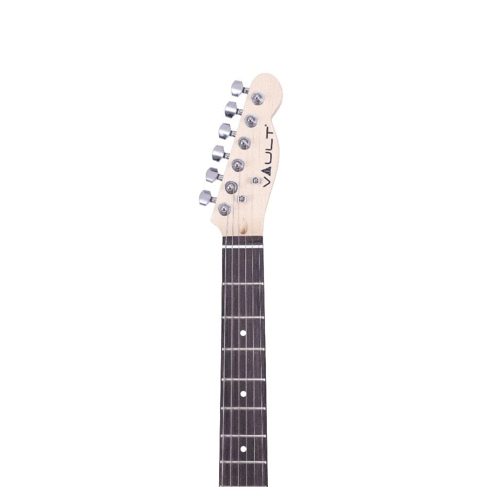 Vault TL1 Tele Style Electric Guitar with Gigbag, Amplifier, Tuner, Cable, Polishing Cloth & Ebook - Image 14