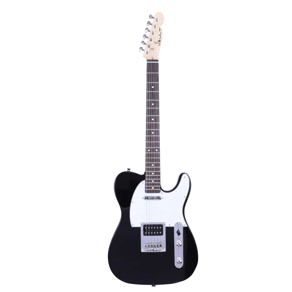 Vault TL1 Tele Style Electric Guitar with Gigbag, Amplifier, Tuner, Cable, Polishing Cloth & Ebook - Image 2